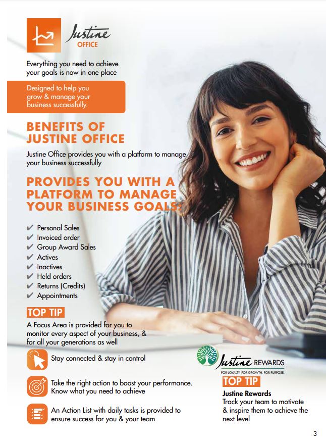 Justine Sales leadership tools